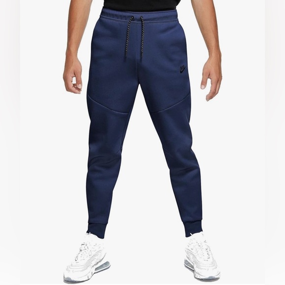 Nike Tech Joggers Navy Blue - Picture 1 of 5